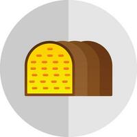 conception d'icône de vecteur de pain grillé