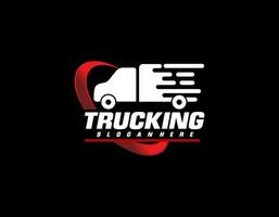 un camion illustration. logo conception vecteur