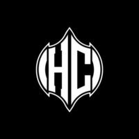 hc lettre logo. hc Créatif monogramme initiales lettre logo concept. hc unique moderne plat abstrait vecteur lettre logo conception.