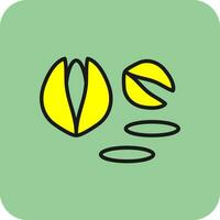 pistache vecteur icône conception