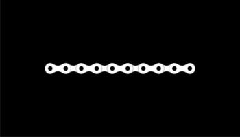 silhouette de le chaîne pour moto, bicyclette ou vélo, machinerie, pour art illustration, logo taper, pictogramme, site Internet ou graphique conception élément. vecteur illustration