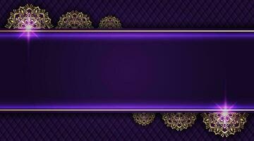 violet Contexte avec ornemental mandala vecteur