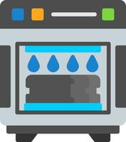 conception d'icône de vecteur de lave-vaisselle