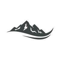 logo d & # 39; icône de montagne vecteur