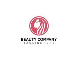 beauté cheveux logo prime vecteur