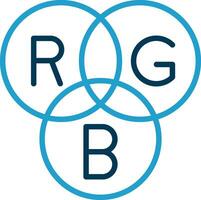 rgb vecteur icône conception