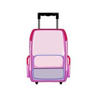 voyage enfant bagage dessin animé vecteur illustration