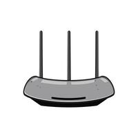 Wifi routeur dessin animé vecteur illustration