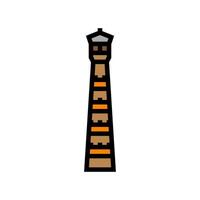 minaret Islam musulman Couleur icône vecteur illustration