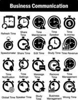 une ensemble de 20 affaires Icônes comme rafraîchir temps, partager temps, temps entretien vecteur