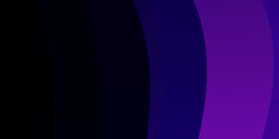 disposition vectorielle violet foncé avec des lignes tordues. illustration colorée dans un style circulaire avec des lignes. modèle pour les sites Web, pages de destination. vecteur