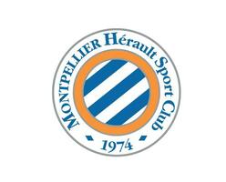 montpellier club logo symbole ligue 1 Football français abstrait conception vecteur illustration