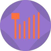 icône de vecteur de force du signal mobile