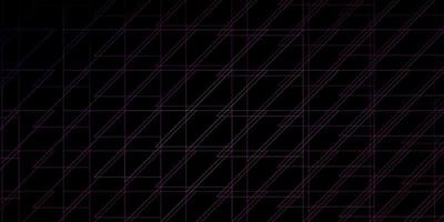 mise en page de vecteur violet foncé, rose avec des lignes. illustration abstraite géométrique avec des lignes floues. modèle pour livrets, dépliants.