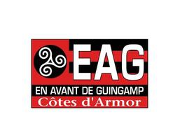 ea guingamp club logo symbole ligue 1 Football français abstrait conception vecteur illustration