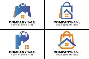 agent immobilier logo conception collection vecteur