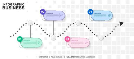 ensemble de infographie éléments Les données visualisation vecteur conception modèle. pouvez être utilisé pour pas, choix, affaires processus, flux de travail, diagramme, organigramme concept, calendrier, commercialisation Icônes, Info graphique.