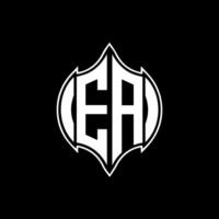 ea lettre logo. ea Créatif monogramme initiales lettre logo concept. ea unique moderne plat abstrait vecteur lettre logo conception.