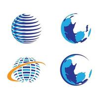 images de logo de globe vecteur