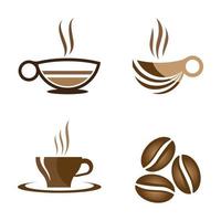 images de logo de tasse de café vecteur