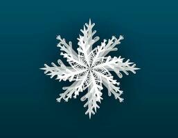vecteur isolé dessin animé hiver brillant filigrane flocon de neige.