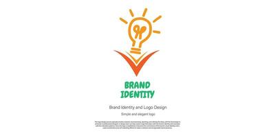 éducation et étude logo conception pour graphique designer ou la toile développeur vecteur