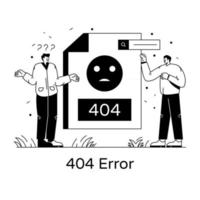 404 erreur de programmation vecteur