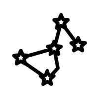 constellation icône vecteur symbole conception illustration
