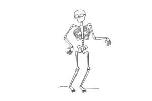 illustration de une Humain squelette vecteur