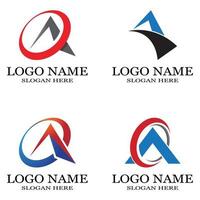 une lettre logo modèle icône vecteur illustration design