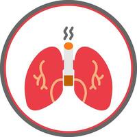 conception d'icône de vecteur de poumons