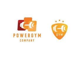 aptitude et Gym logo conception. vecteur