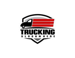 un camion symbole logo vecteur