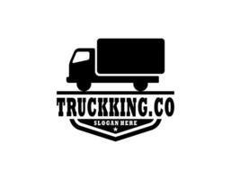 une modèle de un camion logo, cargaison logo, livraison cargaison camions, la logistique logo vecteur