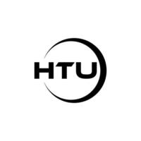 htu logo conception, inspiration pour une unique identité. moderne élégance et Créatif conception. filigrane votre Succès avec le frappant cette logo. vecteur