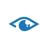 création de logo vectoriel de soins oculaires
