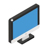 concepts d'écran lcd vecteur