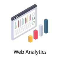 concepts d'analyse Web vecteur