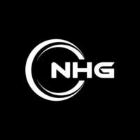 nhg logo conception, inspiration pour une unique identité. moderne élégance et Créatif conception. filigrane votre Succès avec le frappant cette logo. vecteur