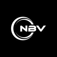 nbv logo conception, inspiration pour une unique identité. moderne élégance et Créatif conception. filigrane votre Succès avec le frappant cette logo. vecteur