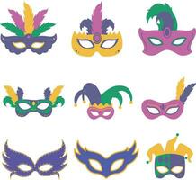 fête fête carnaval masque vecteur illustration