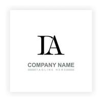 lettre ré et une Facile alphabet logo conception adapté pour affaires et entreprise logos vecteur