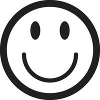 icône emoji heureux vecteur