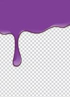 splash vector violet avec fond de transparence