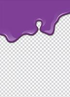 splash vector violet avec fond de transparence