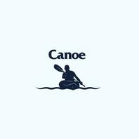 canoë logo vecteur