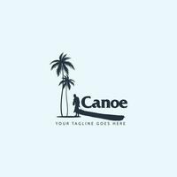 canoë logo vecteur