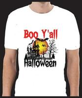 huer vous tous content Halloween t chemise conception vecteur