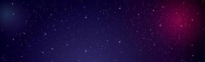 ciel étoilé noir et bleu avec des comètes volantes vecteur