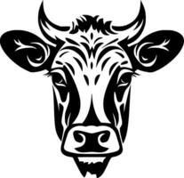 vache - minimaliste et plat logo - vecteur illustration